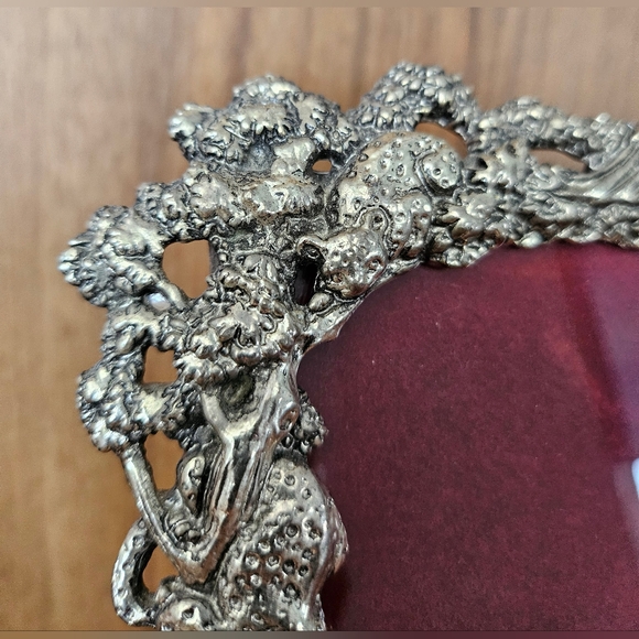 Vintage ARTHUR COURT 1995 Jungle Scene Elephants Leopards Bird Safari - Picture 3 of 16